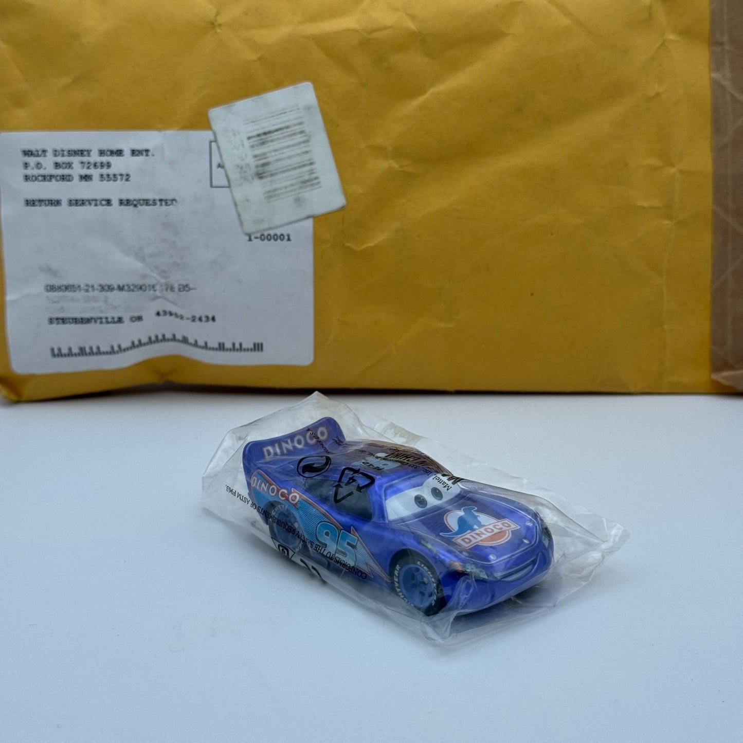 Disney Pixar Cars RANSBURG BLU-RAY LIGHTNING MCQUEEN PROMO BLUE RAY 1:55 Diecast