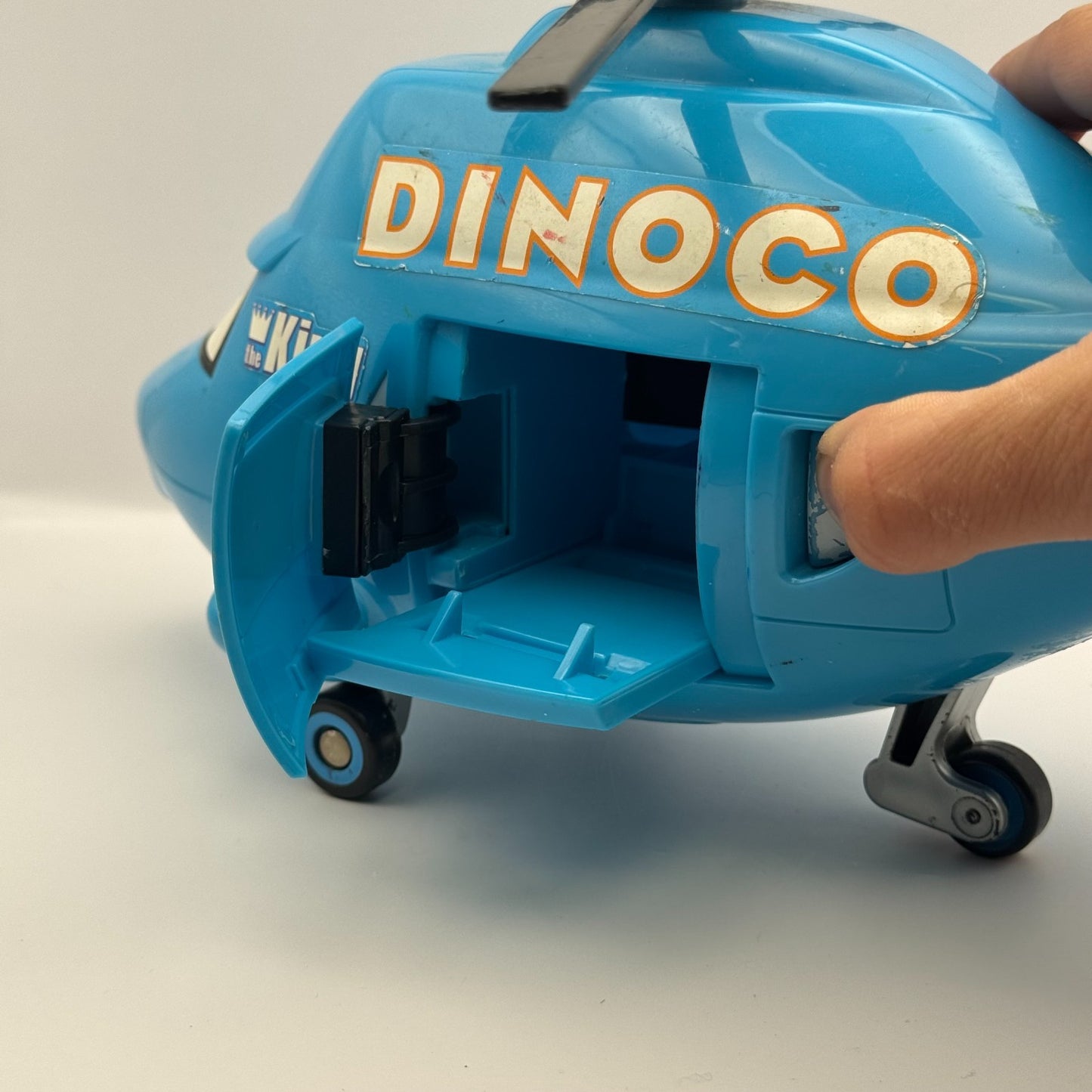 Disney Pixar Cars - LARGE 14” TALKING DINOCO HELICOPTER - Supercharged 2007
