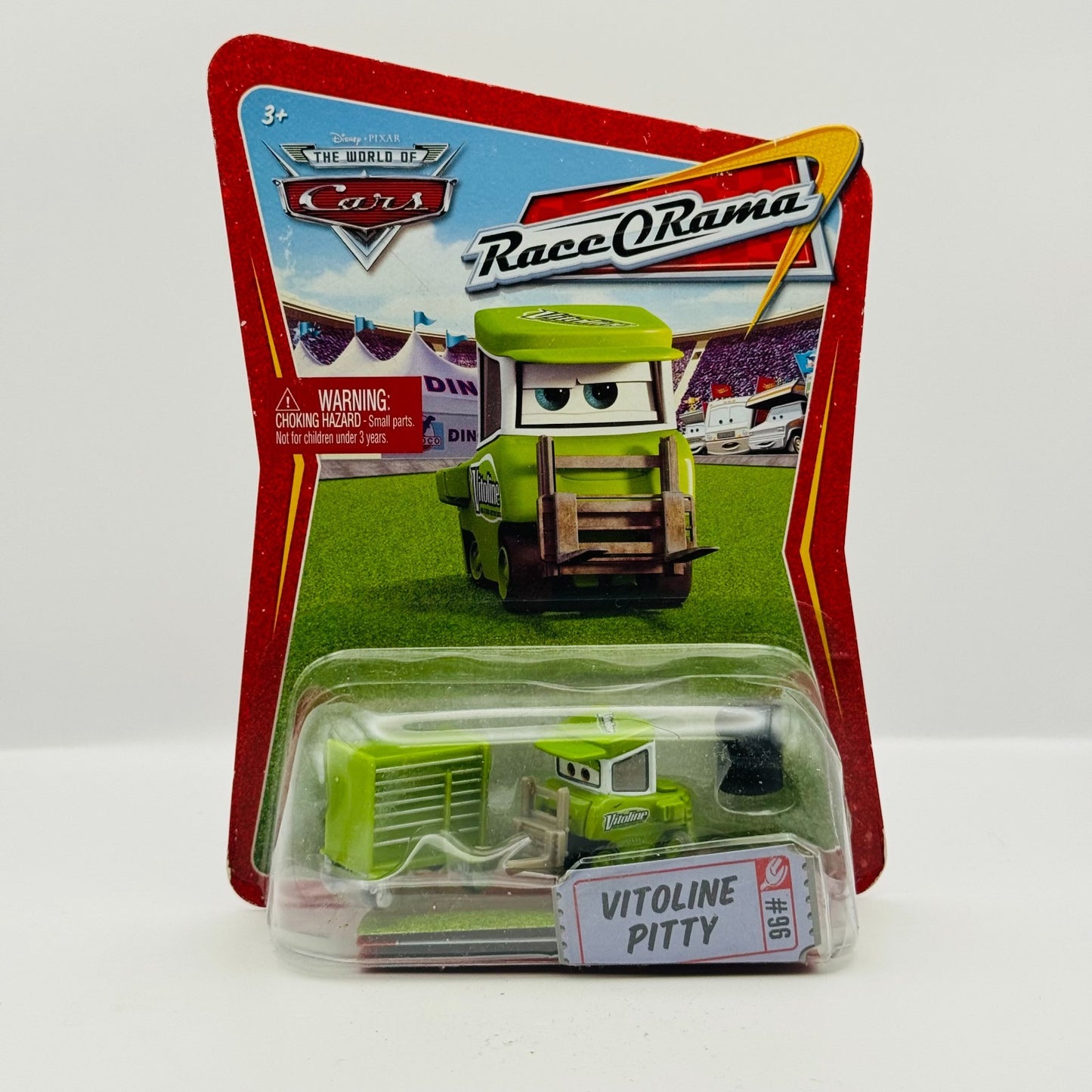 Disney Pixar Cars - VITOLINE PITTY Race O Rama 2009 - 1:55 Diecast