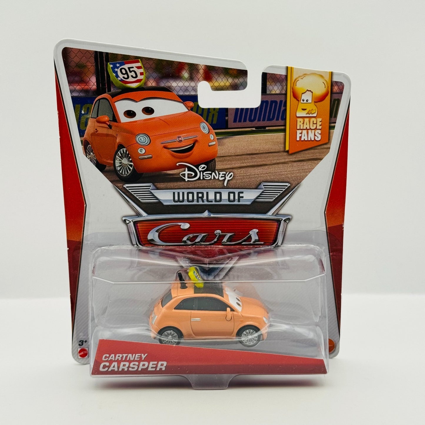 Disney Pixar Cars - CARTNEY CARSPER Race Fans 2014 - 1:55 Diecast