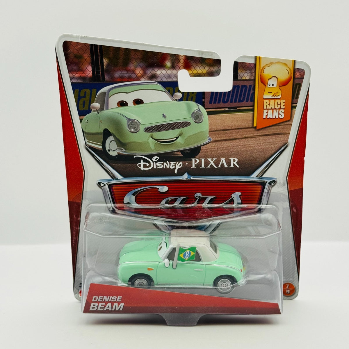 Disney Pixar Cars - DENISE BEAM Race Fans 2014 - 1:55 Diecast