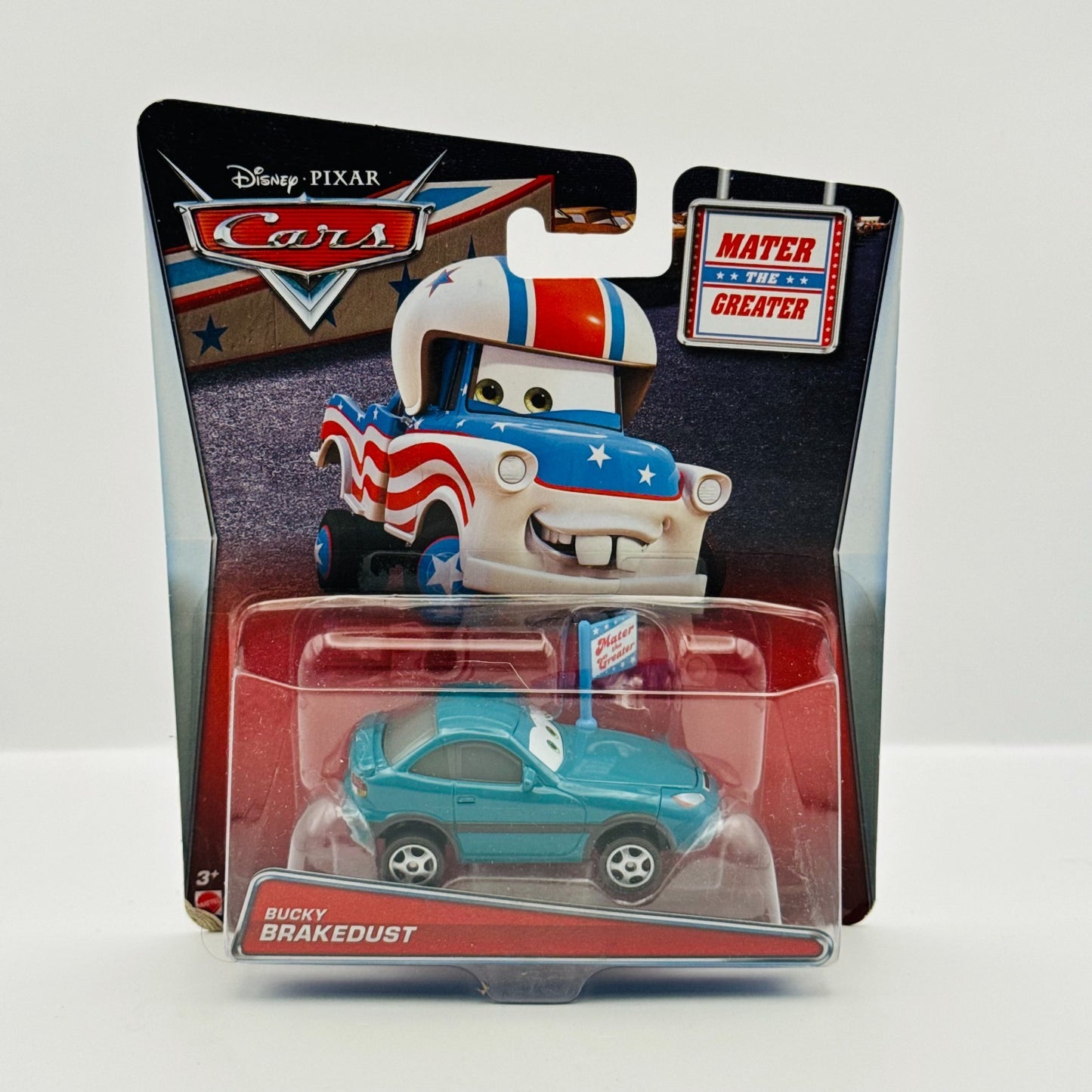 Disney Pixar Cars Toon - BUCKY BRAKEDUST Mater The Greater 2015 - 1:55 Diecast