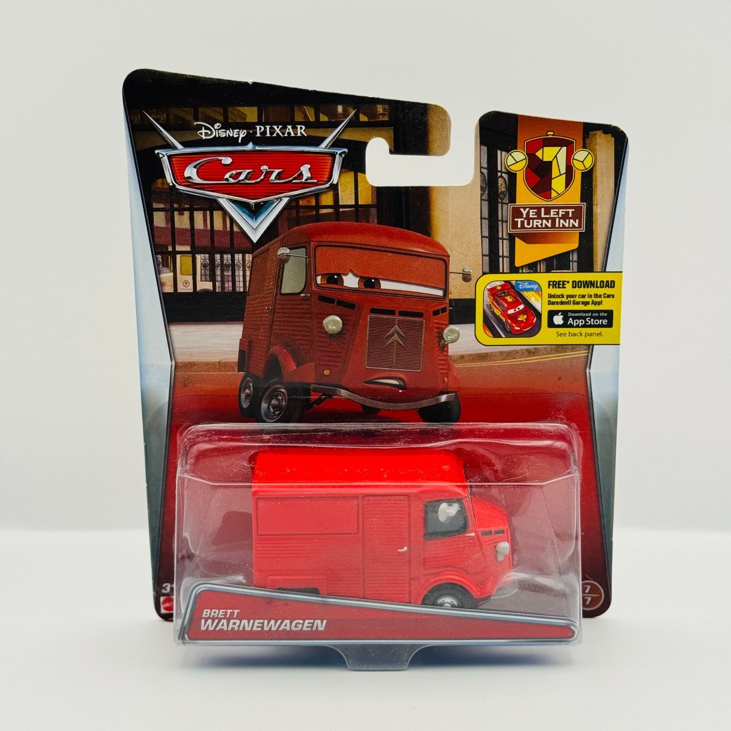 Disney Pixar Cars - BRETT WARNEWAGEN Ye Left Turn Inn 2015 - 1:55 Diecast