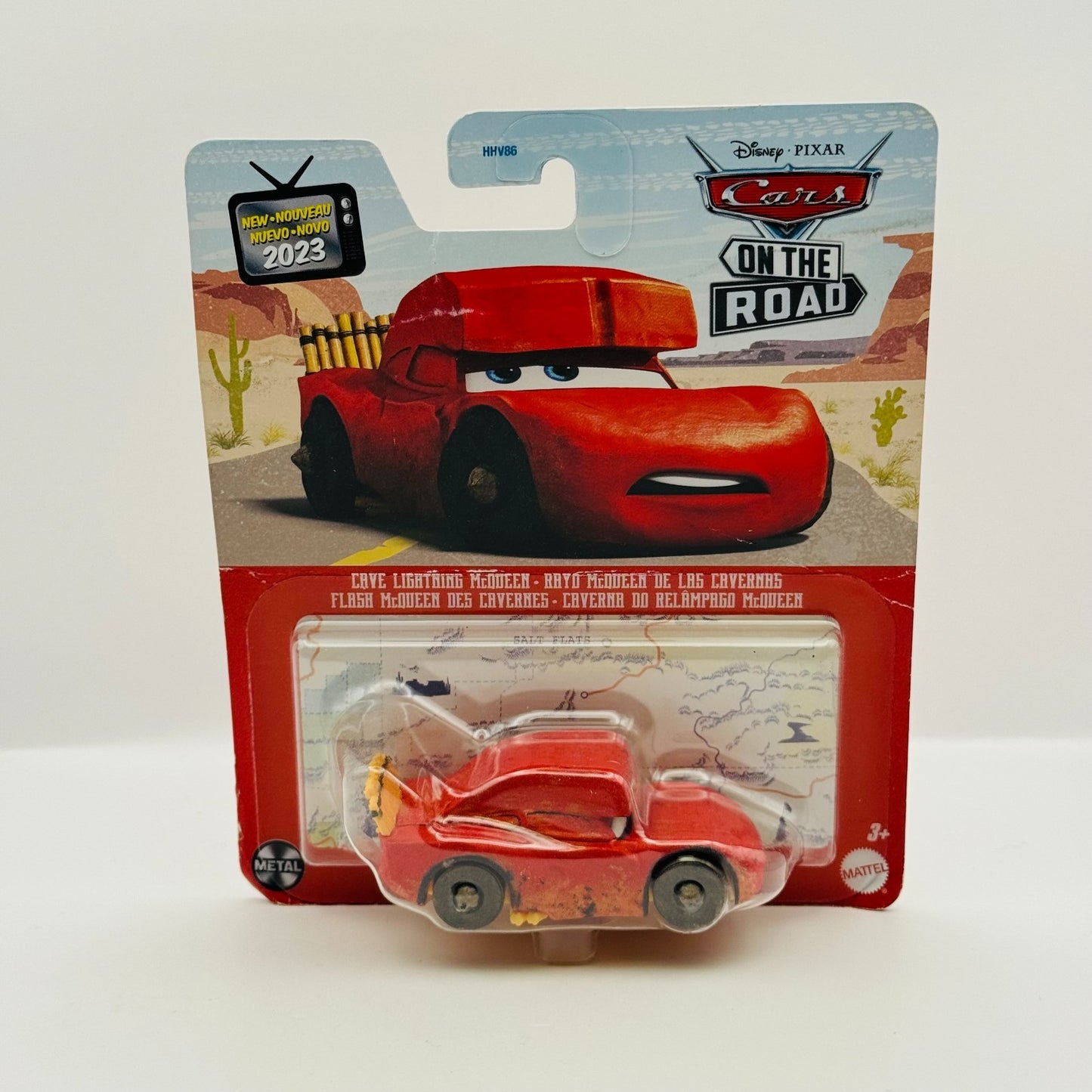 Disney Pixar Cars - CAVE LIGHTNING MCQUEEN On The Road 2023 - 1:55 Diecast