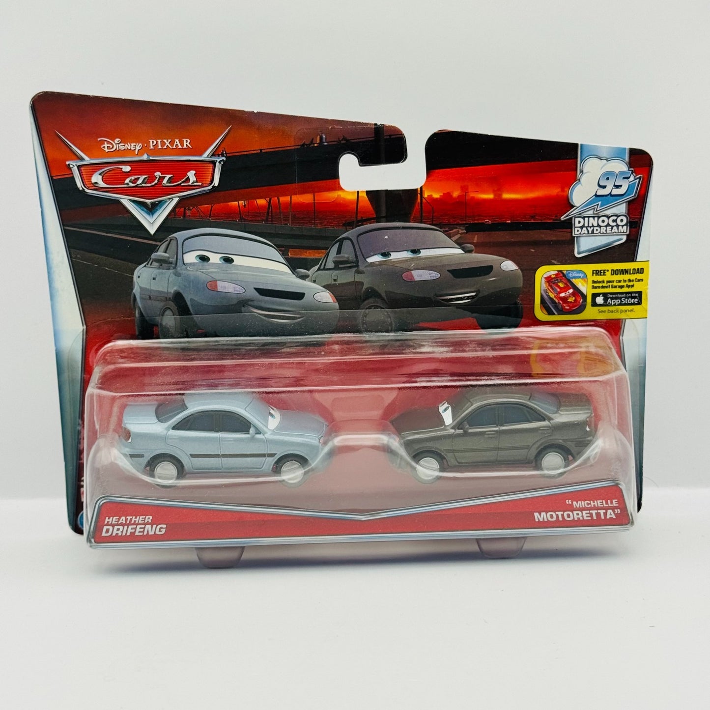 Disney Pixar Cars - HEATHER DRIFENG MICHELLE MOTORETTA Dinoco 2016- 1:55 Diecast