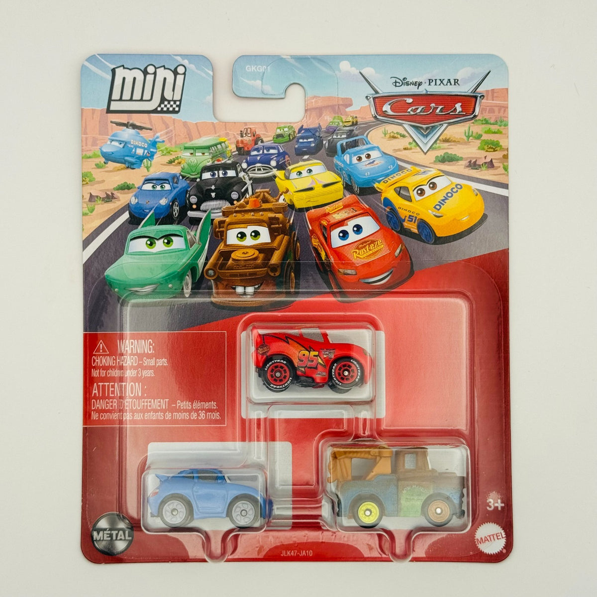 Disney Pixar Cars - CARS 1 LIGHTNING MCQUEEN, MATER, SALLY 3-PK - 1:55 Diecast