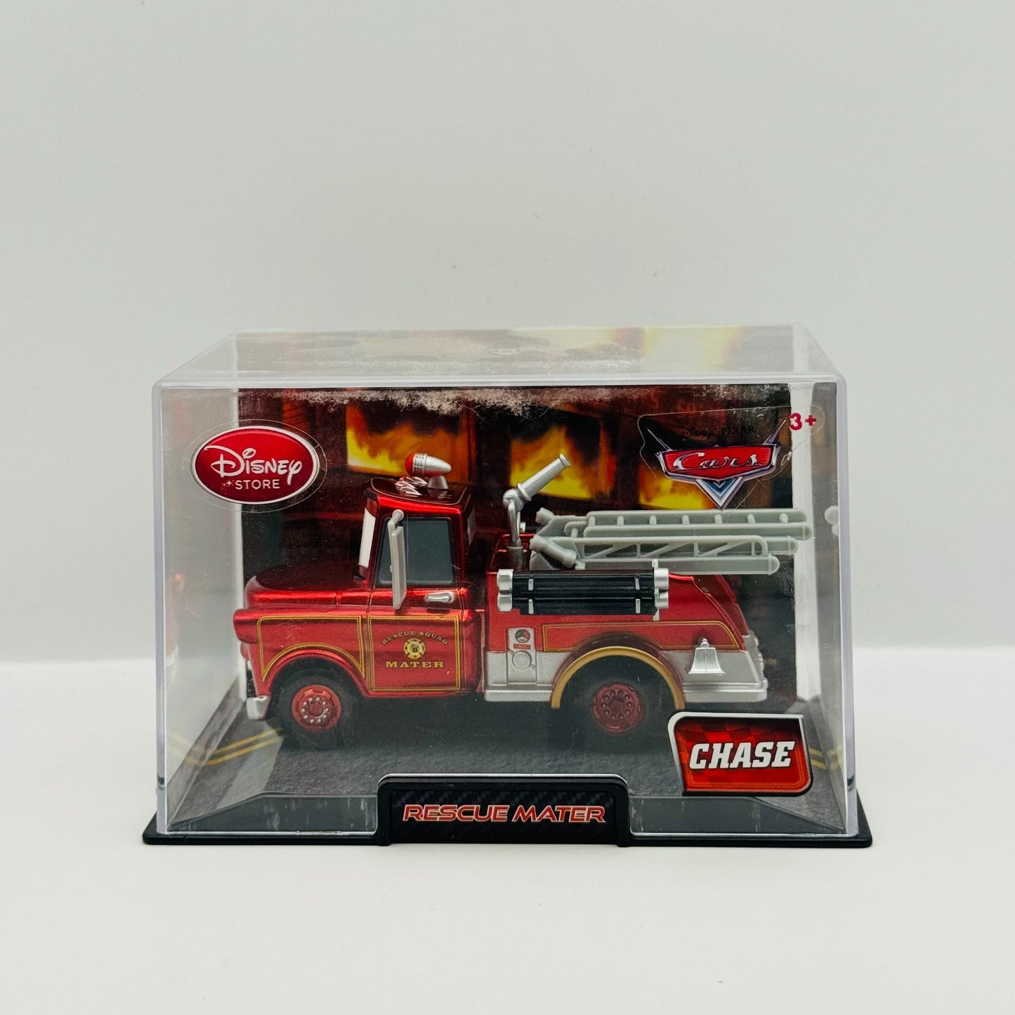 Disney Pixar Cars - METALLIC RESCUE SQUAD MATER CHASE Disney Store- 1:43 Diecast