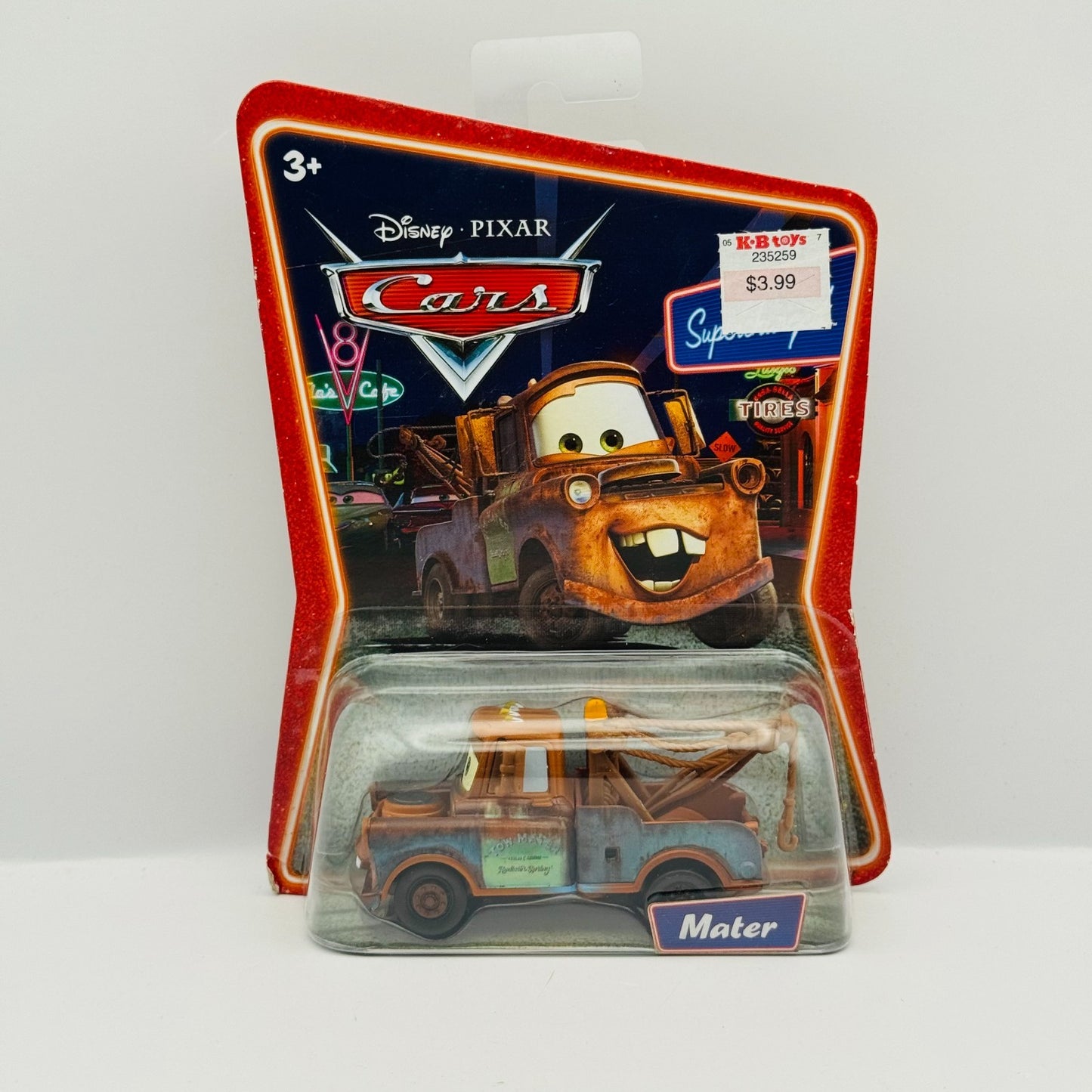 Disney Pixar Cars - TOW MATER Supercharged 2007 - 1:55 Diecast