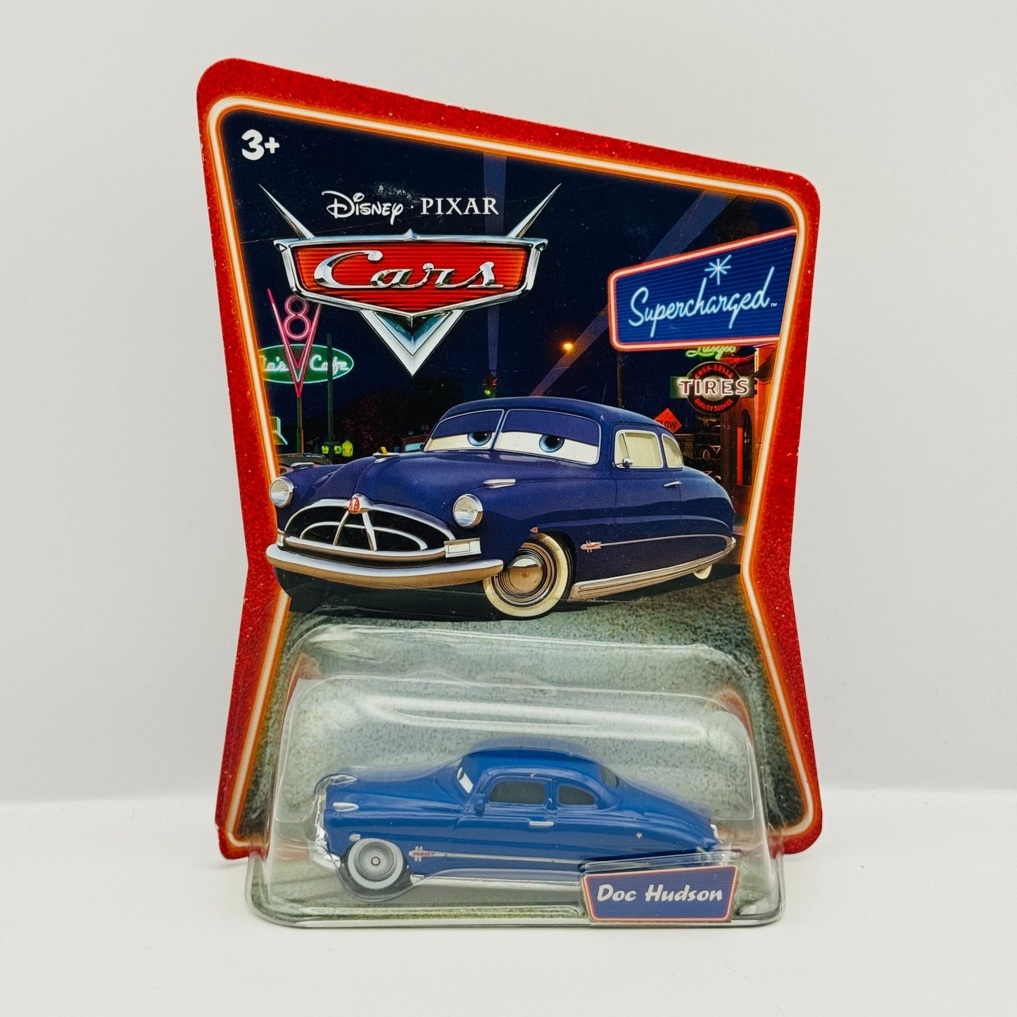 Disney Pixar Cars - DOC HUDSON Supercharged 2007 - 1:55 Diecast