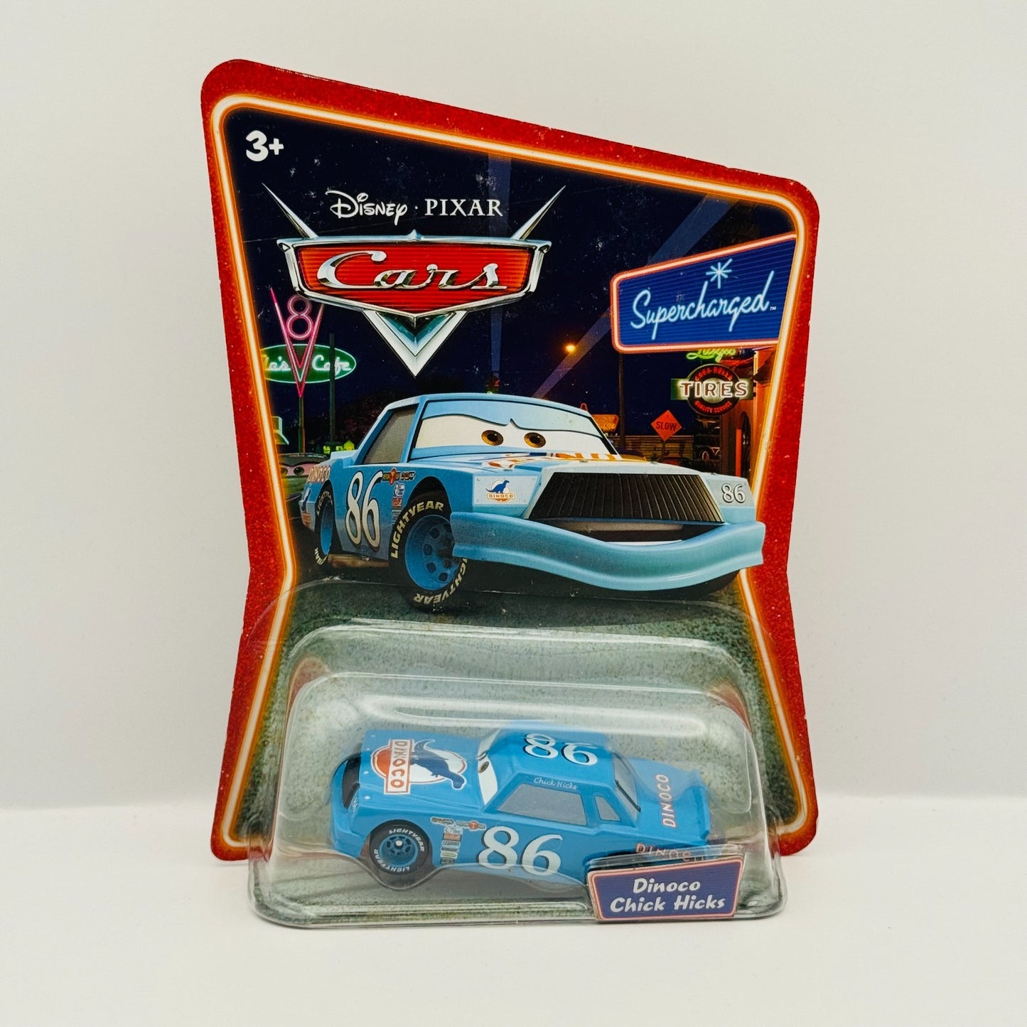 Disney Pixar Cars - DINOCO CHICK HICKS Supercharged 2007 - 1:55 Diecast