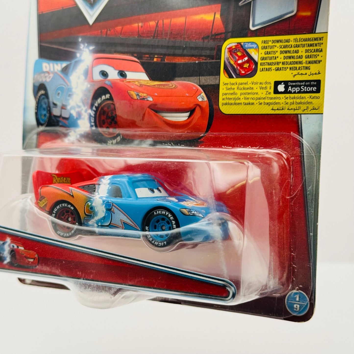 Disney Pixar Cars - TRANSFORMING LIGHTNING MCQUEEN Dinoco Daydream 1:55 Diecast