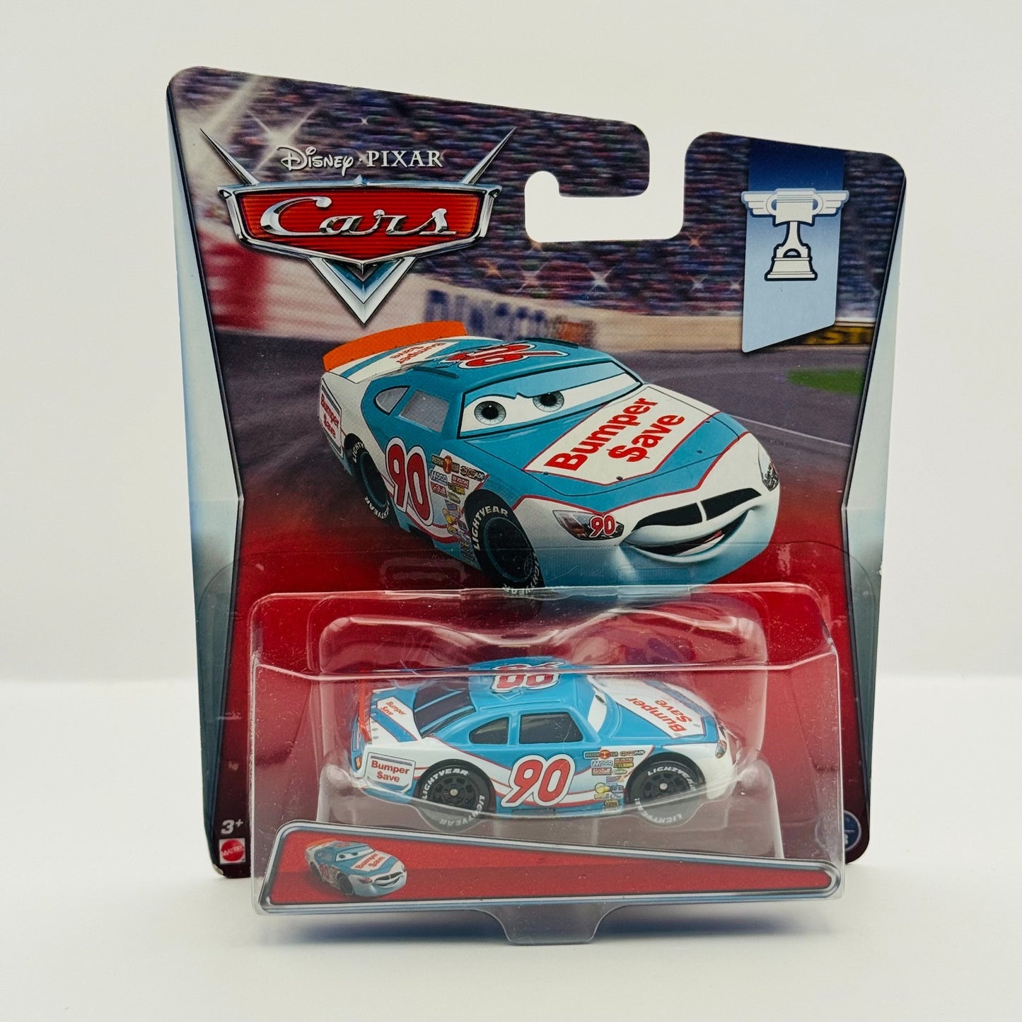 Disney Pixar Cars - BUMPER SAVE PONCHY WIPEOUT Piston Cup 2015 - 1:55 Diecast