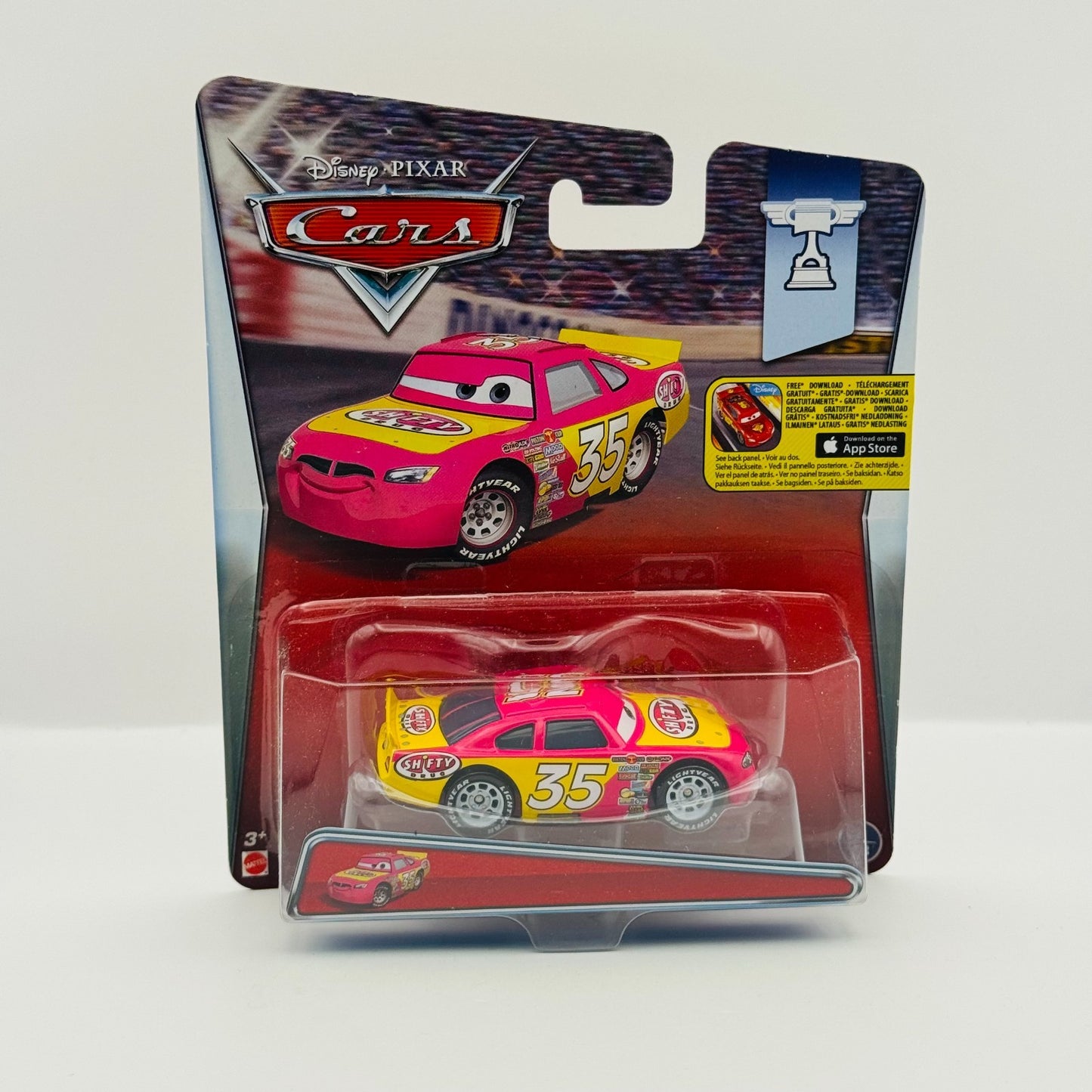 Disney Pixar Cars - SHIFTY DRUG KEVIN RACINGTIRE *PINK China* 2015 -1:55 Diecast