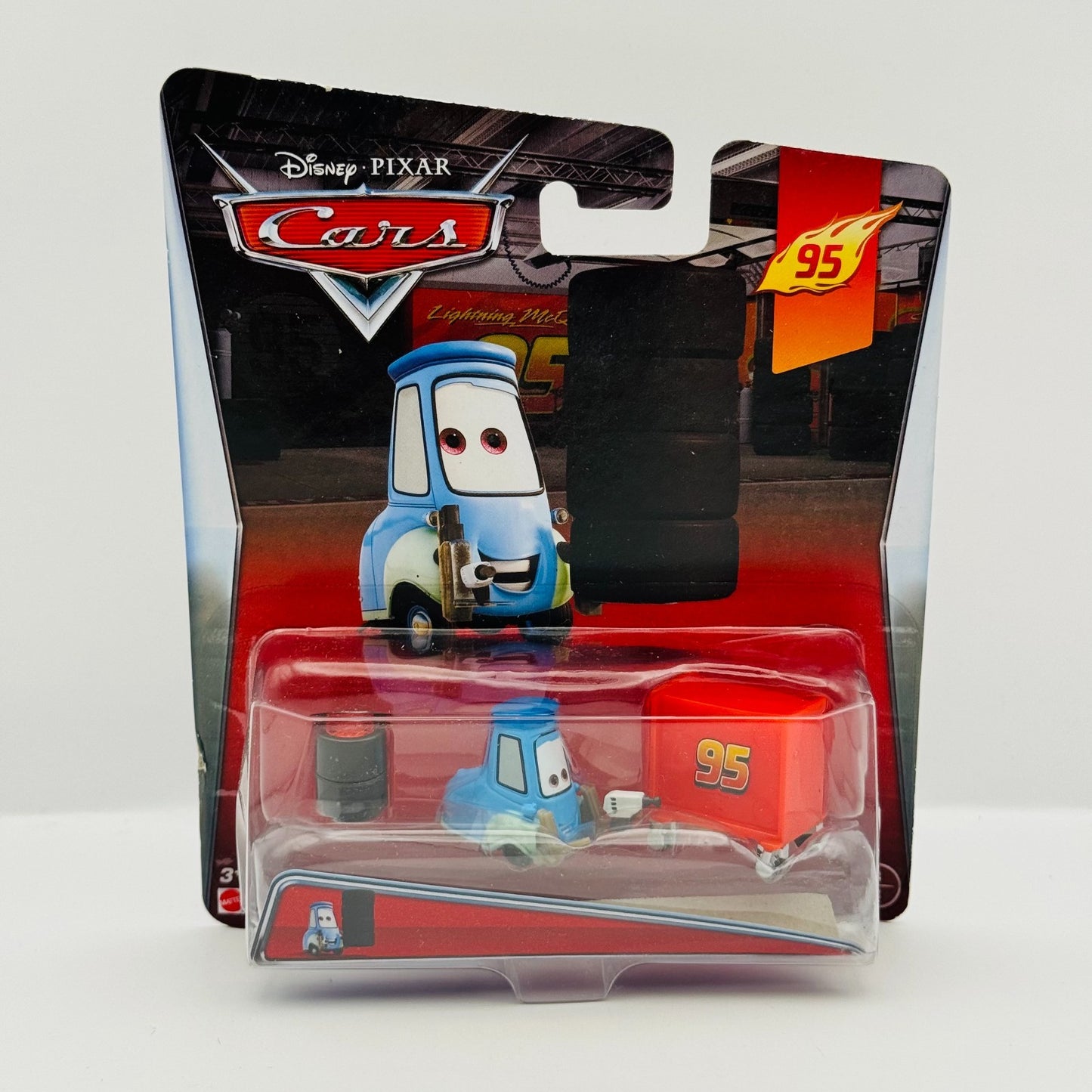 Disney Pixar Cars - PIT CREW MEMBER GUIDO 95 Pit Crew 2015 - 1:55 Diecast