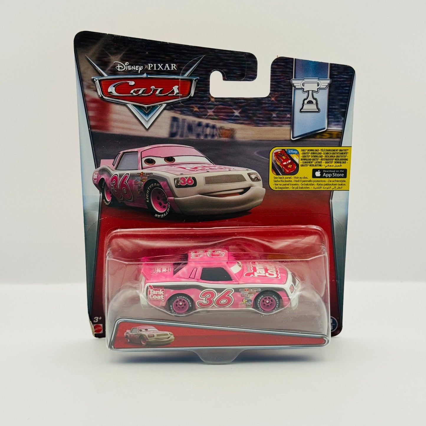 Disney Pixar Cars - TANK COAT EUGENE CARBURESKI Piston Cup 2016 - 1:55 Diecast