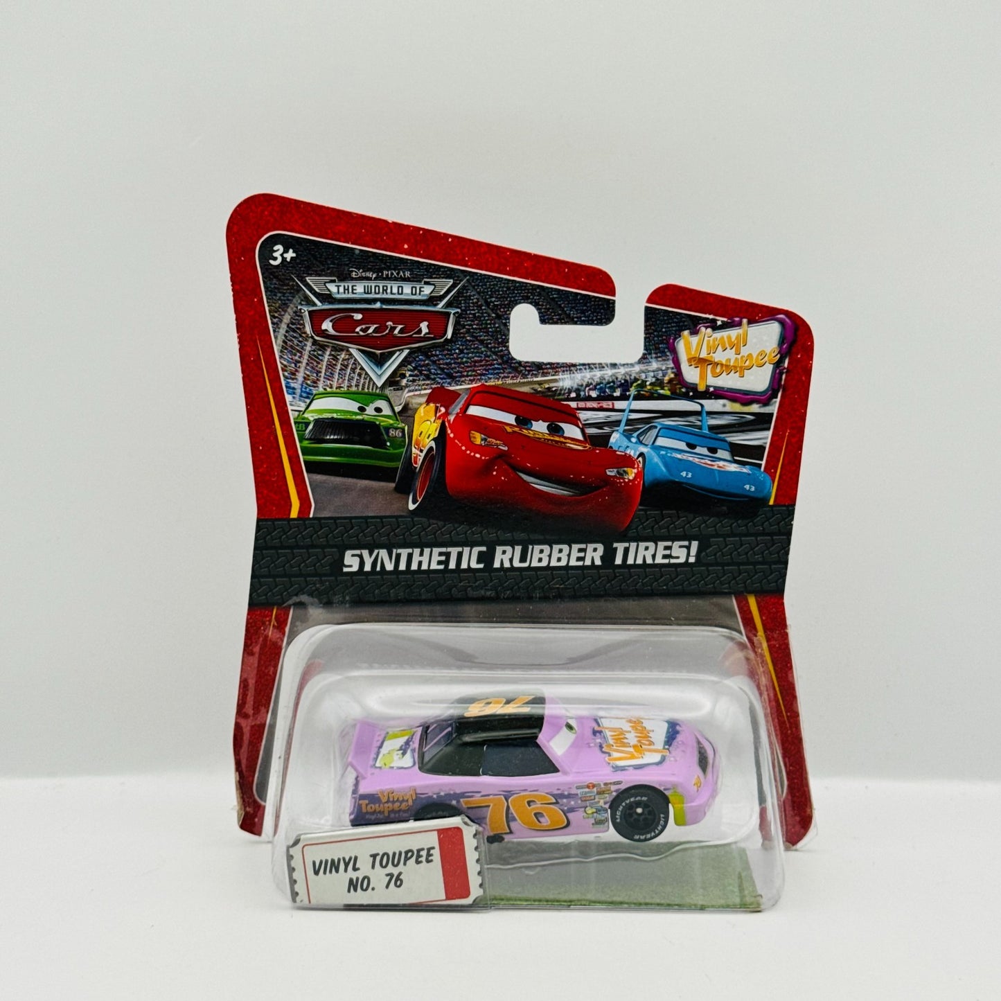 Disney Pixar Cars - VINYL TOUPEE CRUSTY ROTOR Rubber Tires Piston - 1:55 Diecast