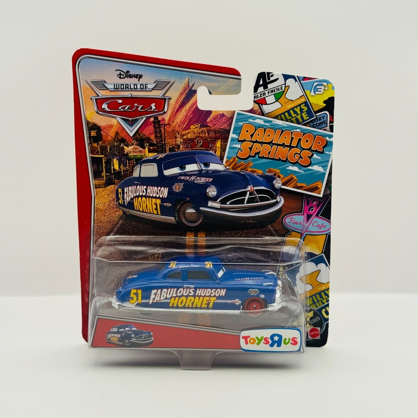 Disney Pixar Cars - FABULOUS HUDSON HORNET Radiator Springs Classic 1:55 Diecast