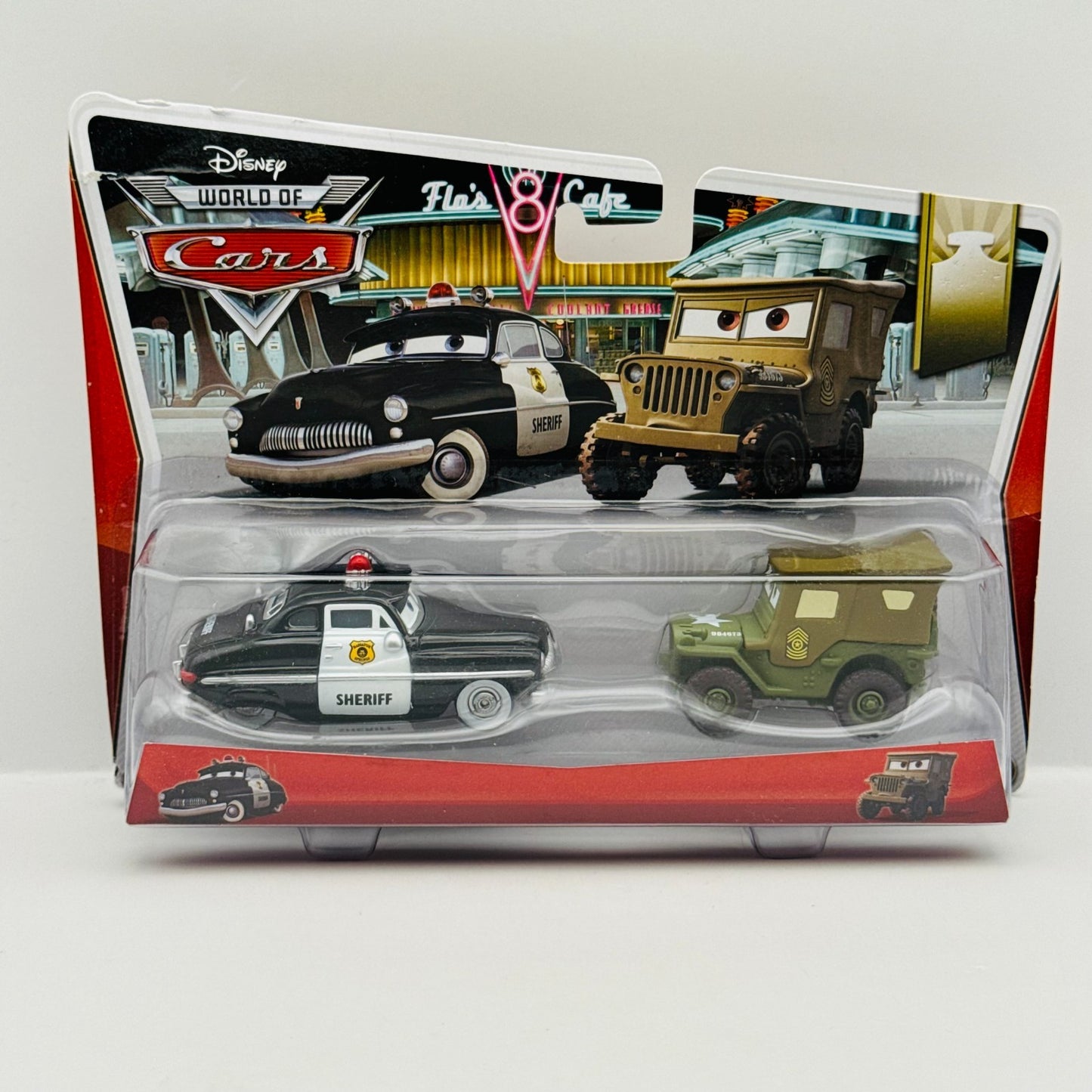 Disney Pixar Cars - SHERIFF & SARGE Radiator Springs 2014 - 1:55 Diecast