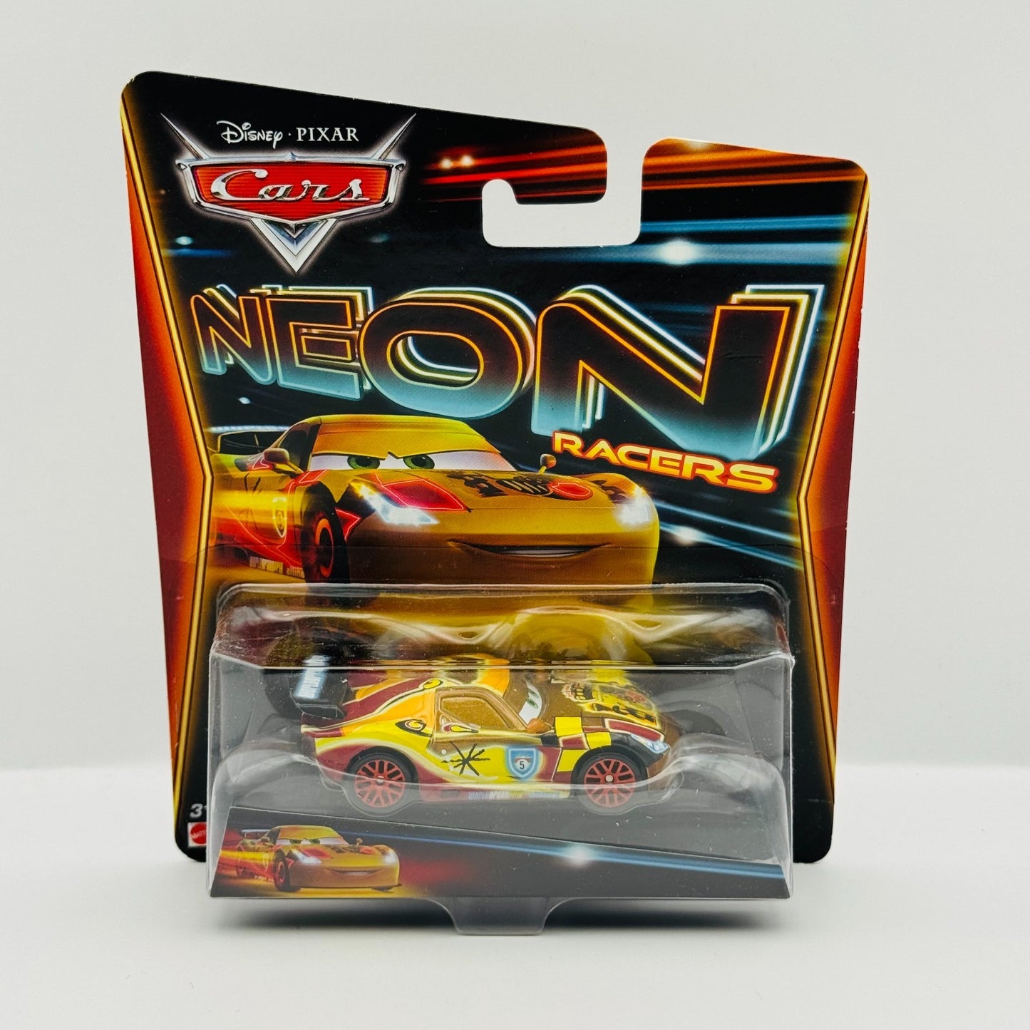 Disney Pixar Cars - NEON RACERS MIGUEL CAMINO WGP TROC 2014 - 1:55 Diecast