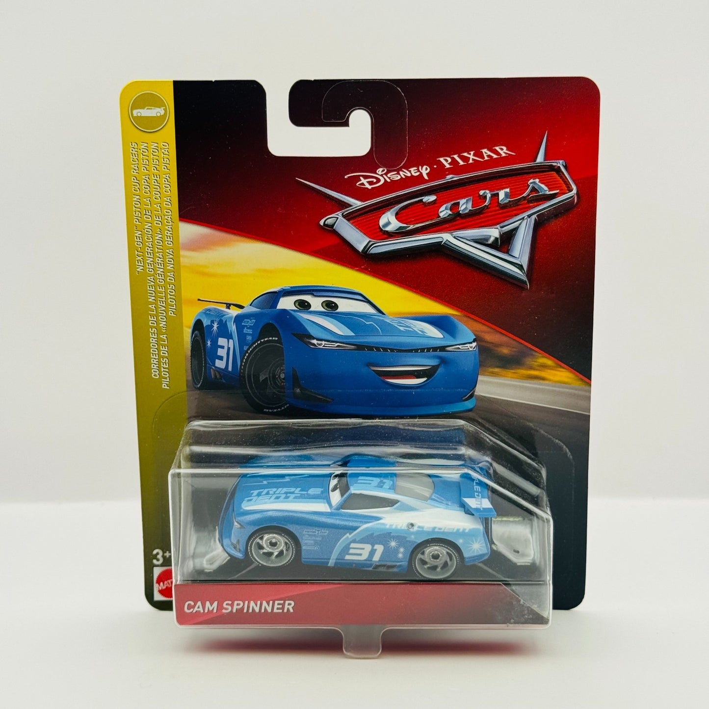 Disney Pixar Cars - CAM SPINNER TRIPLE DENT Next Gen 2018 - 1:55 Diecast