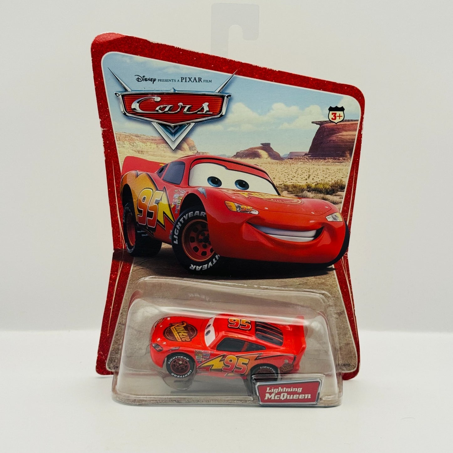 Disney Pixar Cars - LIGHTNING MCQUEEN Desert Series 2006 - 1:55 Diecast