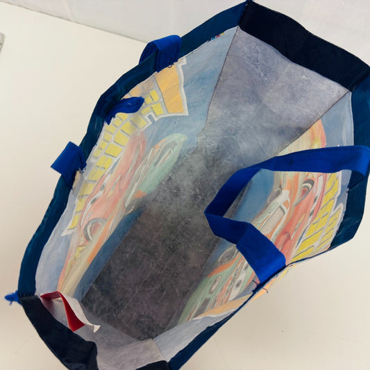 Disney Pixar Cars - 1ST TO THE FINISH PISTON CUP SHOPPING TOTE BAG