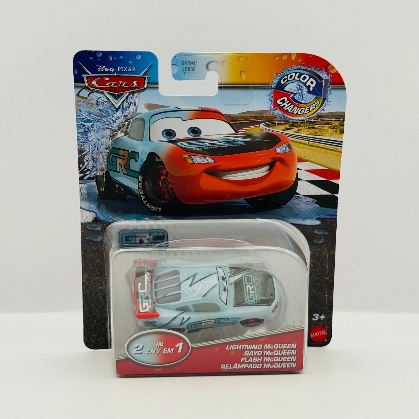 Disney Pixar Cars - COLOR CHANGERS GRC LIGHTNING MCQUEEN 2025 - 1:55 Scale