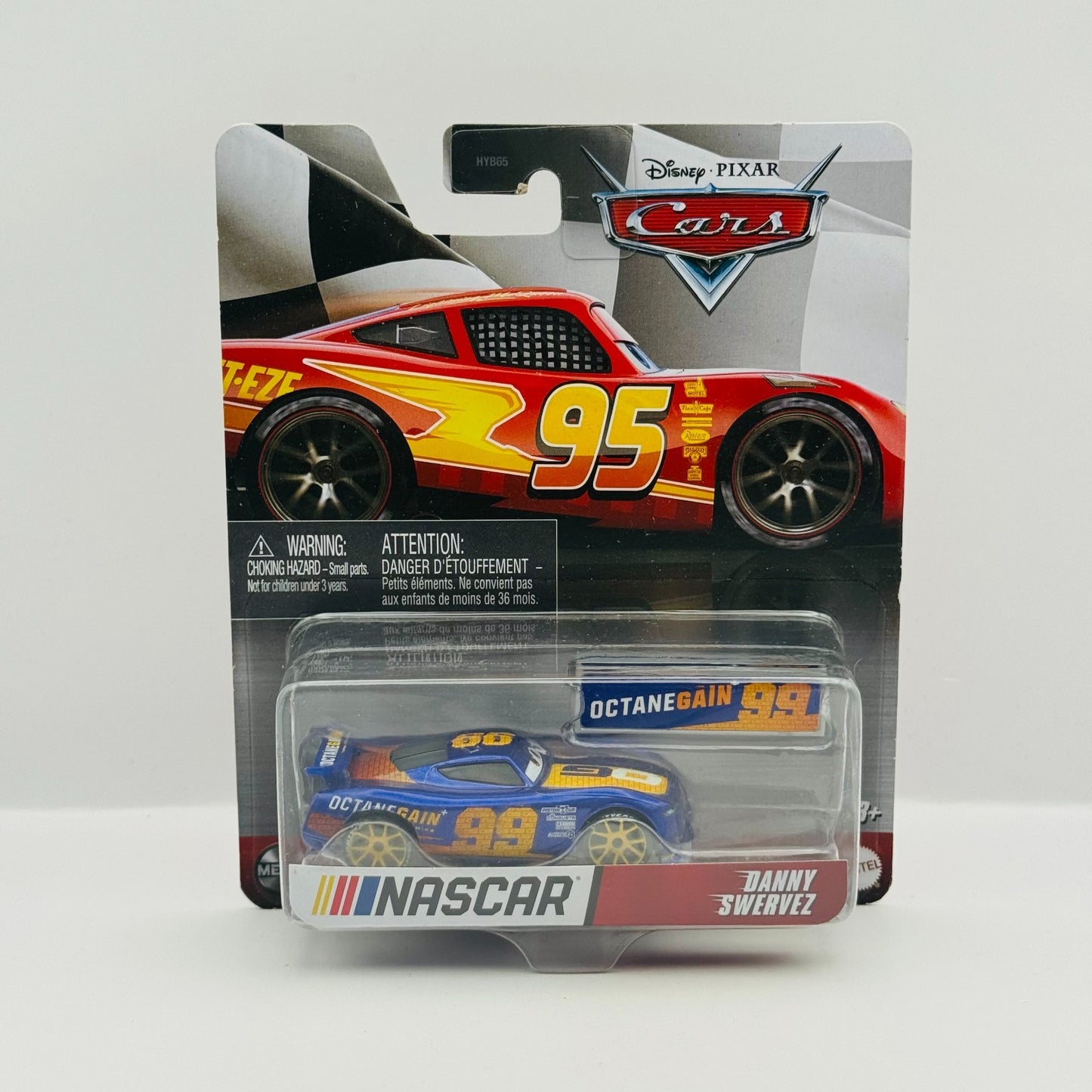 Disney Pixar Cars - NASCAR DANNY SWERVEZ OCTANE GAIN Nascar 2024 - 1:55 Diecast