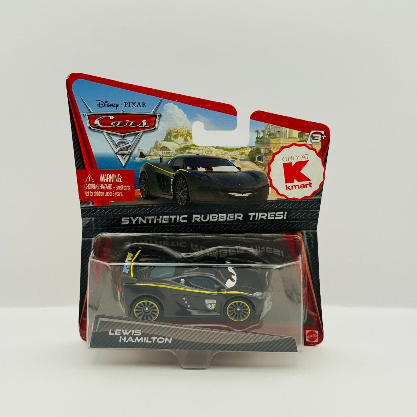 Disney Pixar Cars - LEWIS HAMILTON RUBBER TIRES Cars 2 2011 - 1:55 Diecast