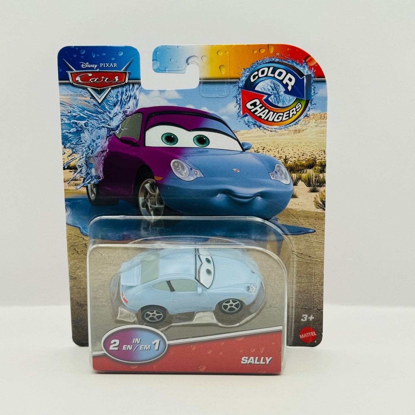 Disney Pixar Cars - COLOR CHANGERS SALLY PURPLE/BLUE - 1:55 Scale
