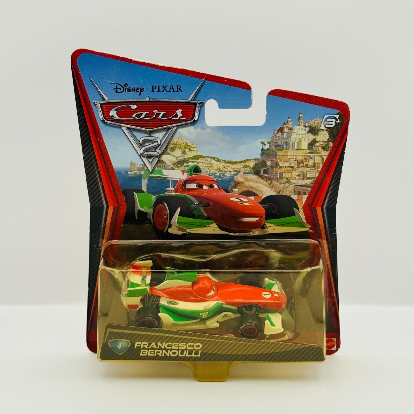 Disney Pixar Cars - FRANCESCO BERNOULLI Cars 2 2011 - 1:55 Diecast