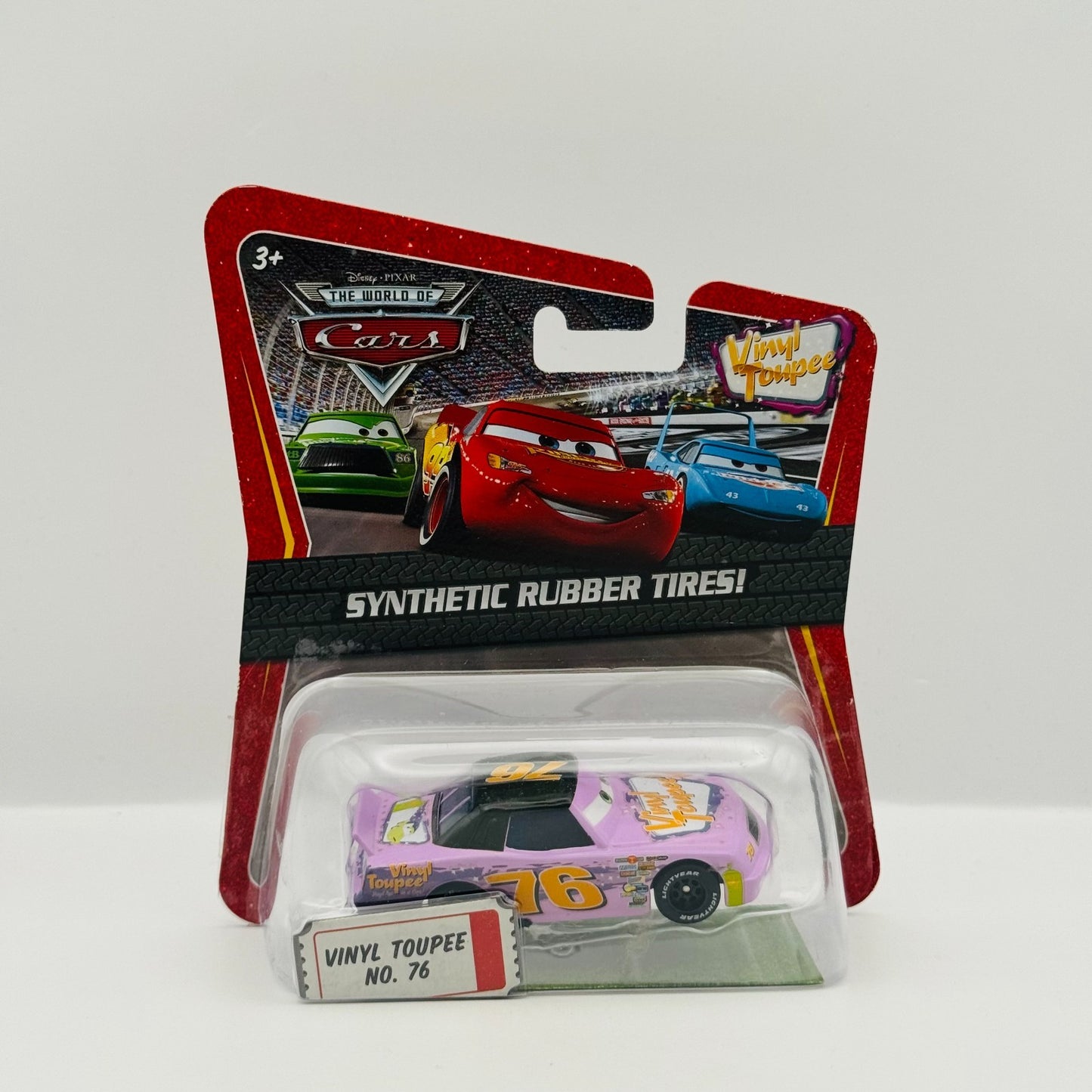 Disney Pixar Cars - VINYL TOUPEE CRUSTY ROTOR Rubber Tires Piston - 1:55 Diecast