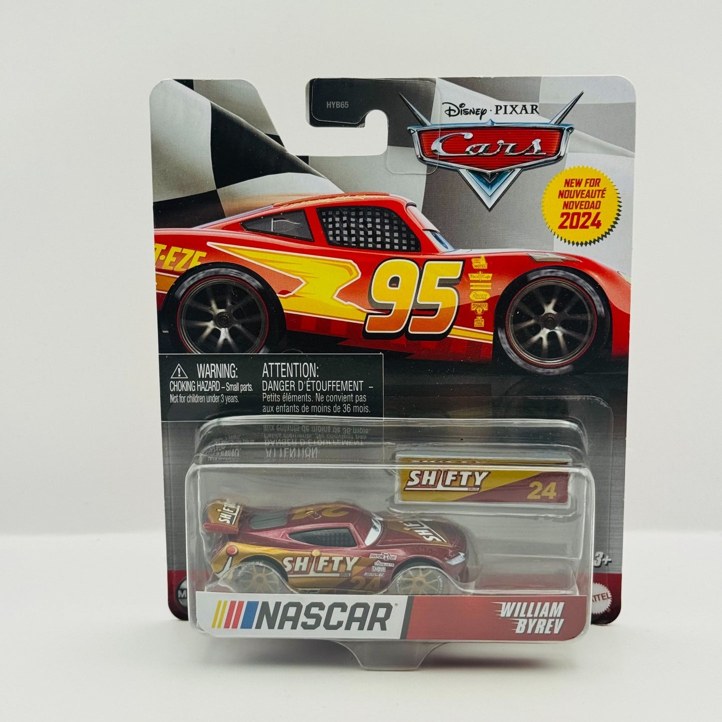 Disney Pixar Cars - NASCAR WILLIAM BYREV SHIFTY DRUG 2024 - 1:55 Diecast