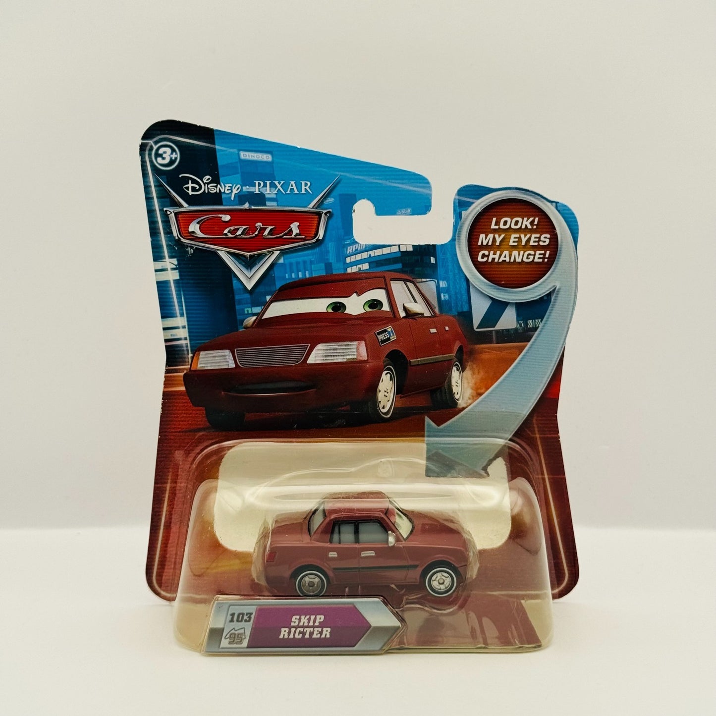 Disney Pixar Cars - LENTICULAR SKIP RICTER My Eyes Change 2010 - 1:55 Diecast