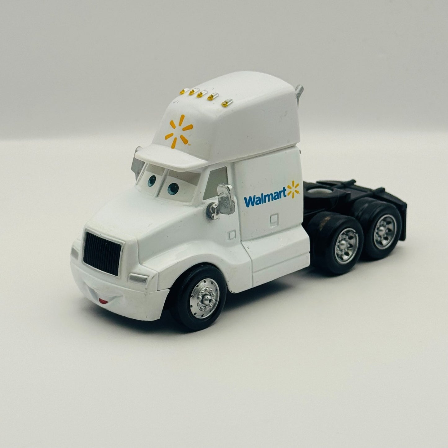Disney Pixar Cars - WALMART WALLY HAULER CAB *Glued Mirrors* - 1:55 Diecast