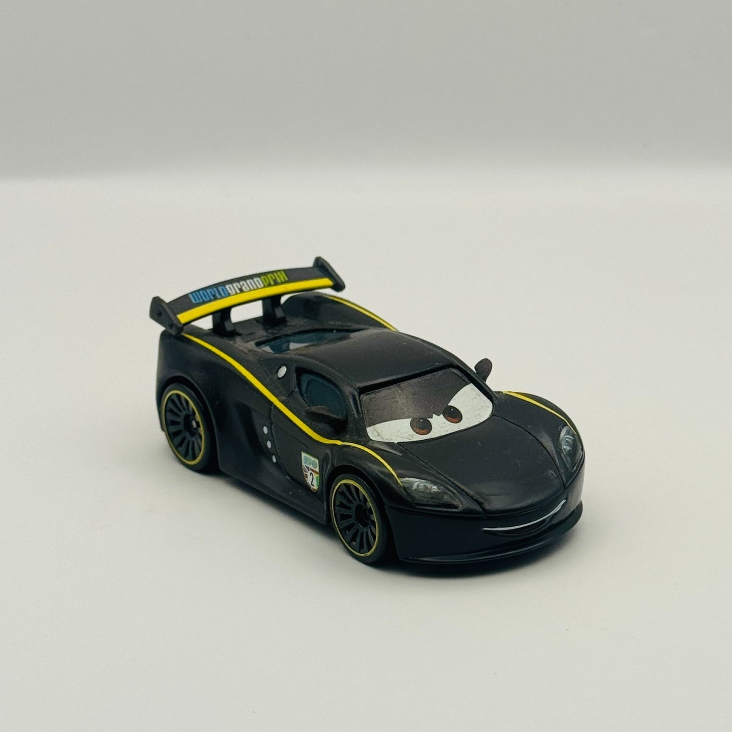 Disney Pixar Cars - LEWIS HAMILTON *NO TEETH GAP* WGP Cars 2 - 1:55 Diecast