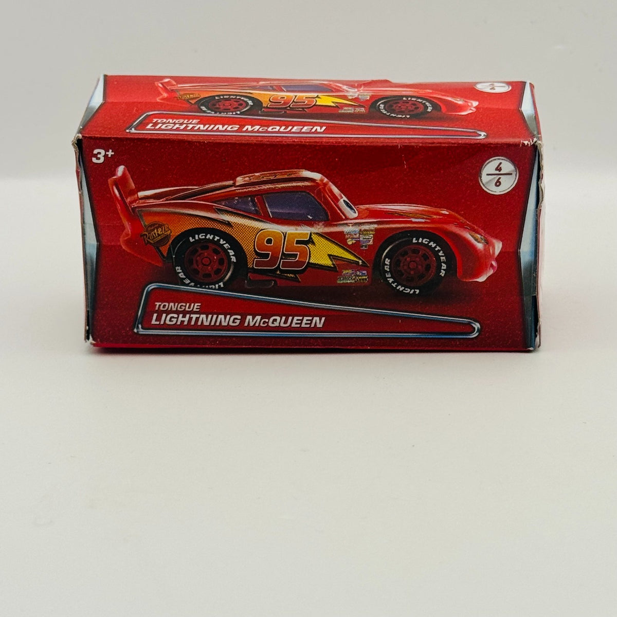 Disney Pixar Cars - TONGUE LIGHTNING MCQUEEN Boxes 2016 - 1:55 Diecast