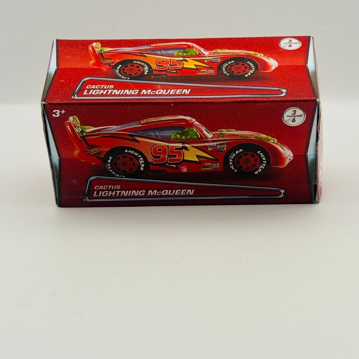 Disney Pixar Cars - CACTUS LIGHTNING MCQUEEN Boxes 2016 - 1:55 Diecast