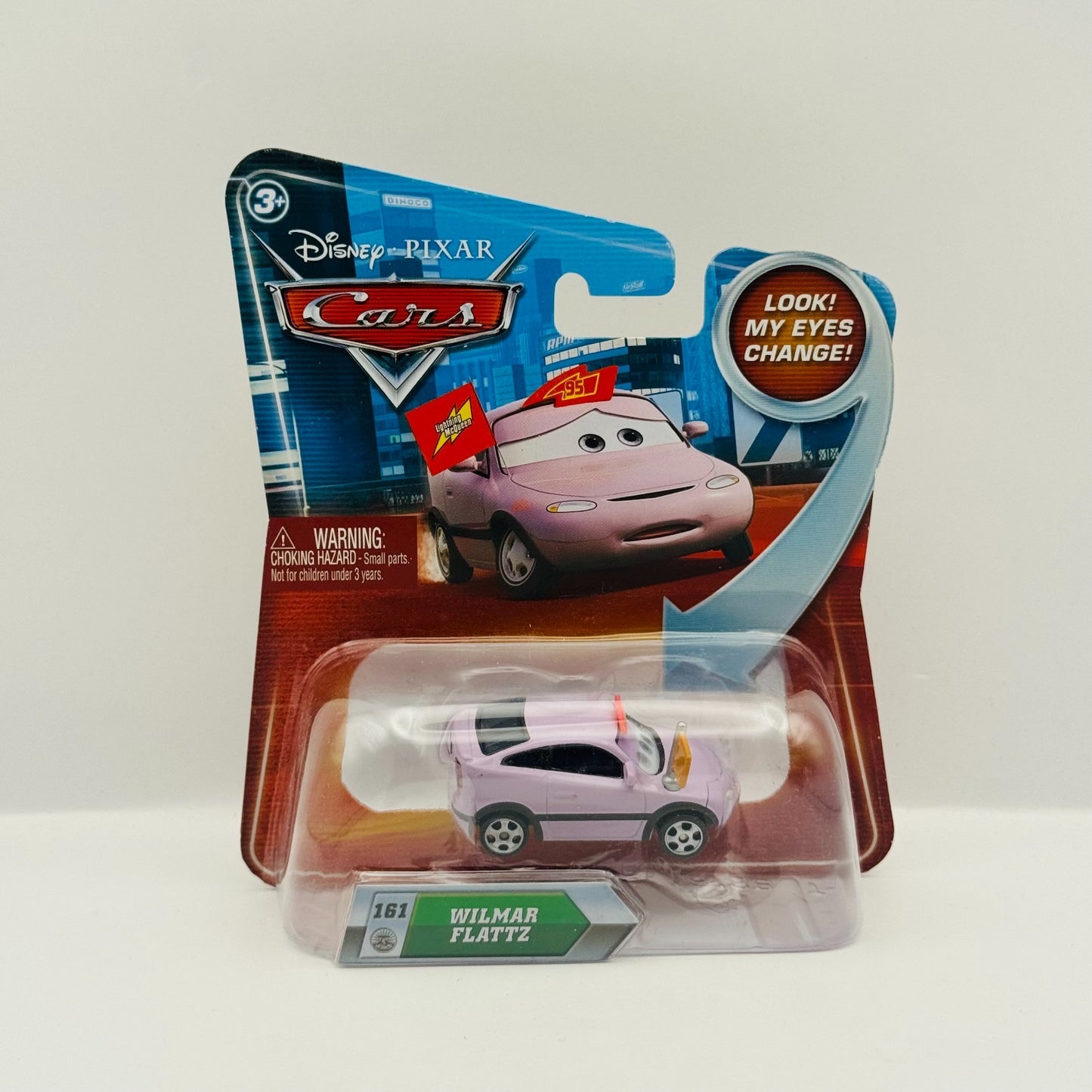 Disney Pixar Cars - WILMAR FLATZ LENTICULAR My Eyes Change - 1:55 Diecast