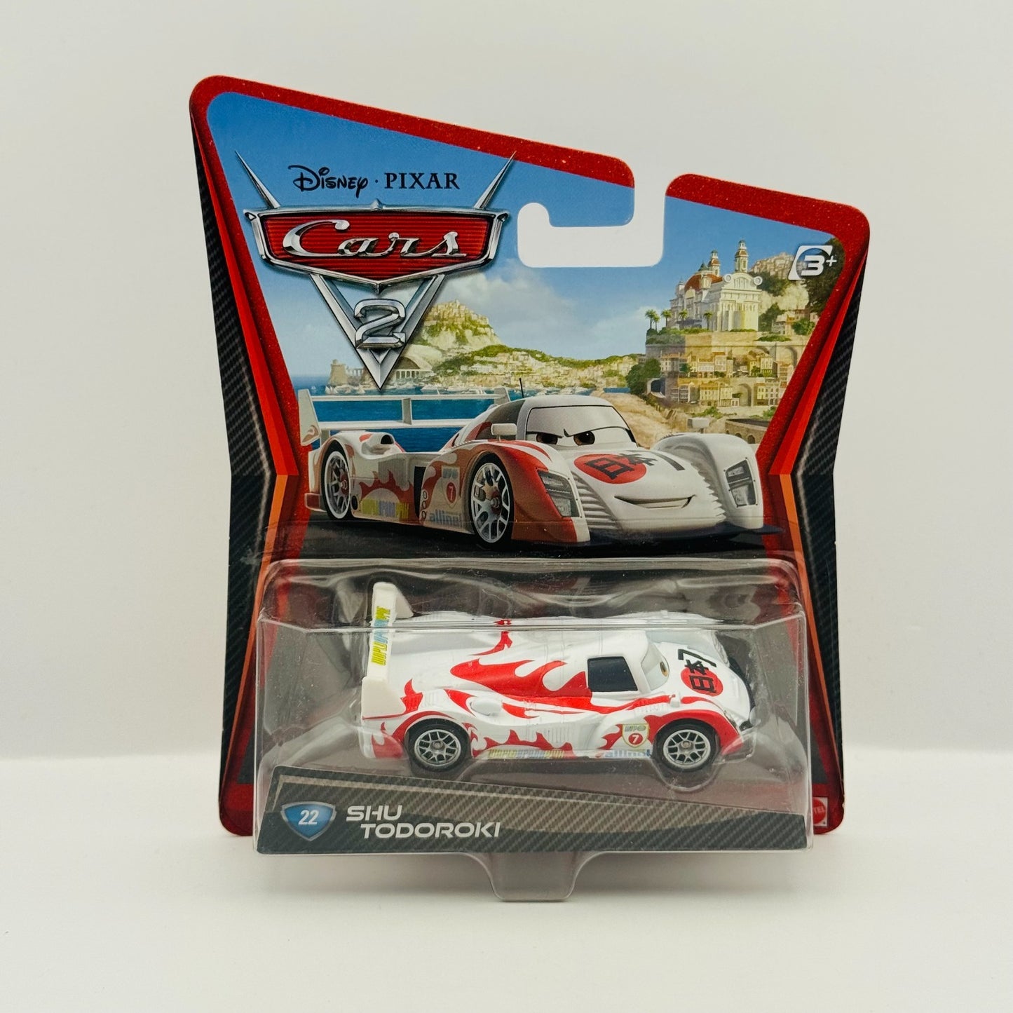 Disney Pixar Cars - SHU TODOROKI WGP Cars 2 2011 - 1:55 Diecast