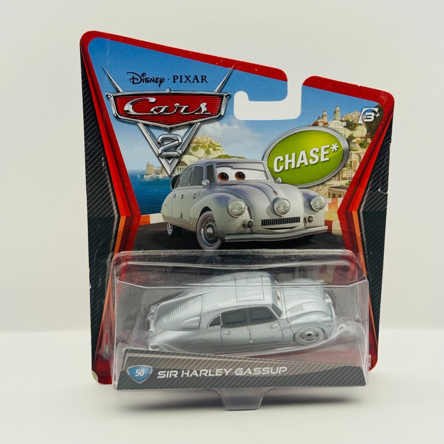 Disney Pixar Cars - SIR HARLEY GASSUP Cars 2 2012 CHASE - 1:55 Diecast