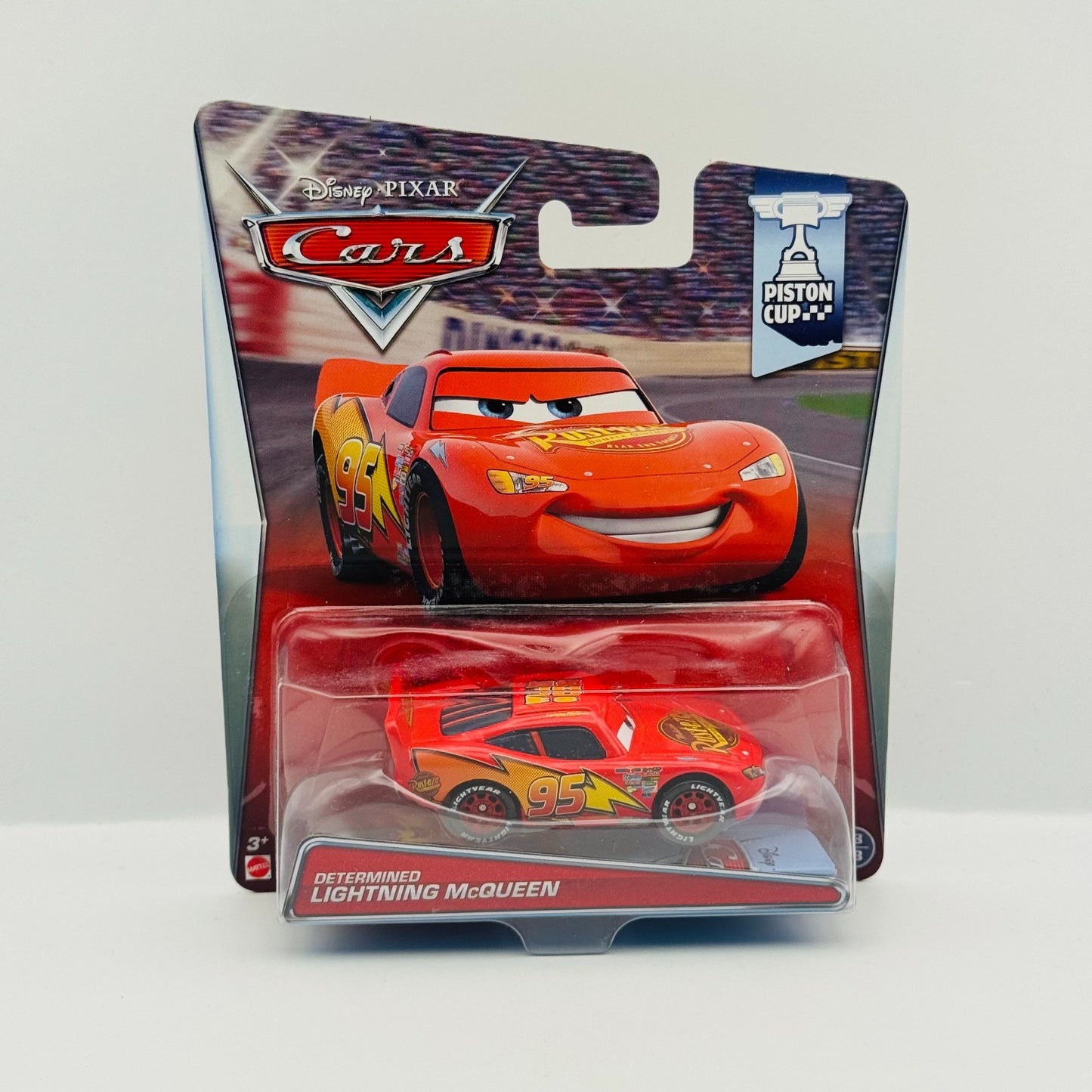 Disney Pixar Cars - DETERMINED LIGHTNING MCQUEEN Piston Cup 2015 - 1:55 Diecast