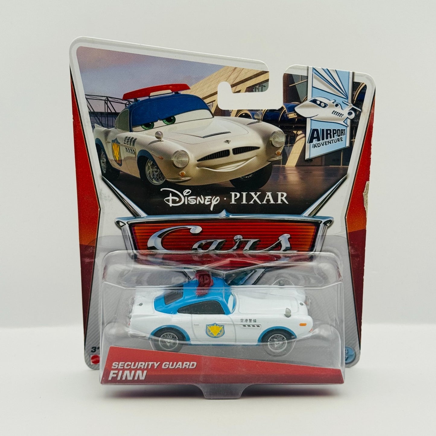 Disney Pixar Cars - SECURITY GUARD FINN Airport Adventure 2013 - 1:55 Diecast
