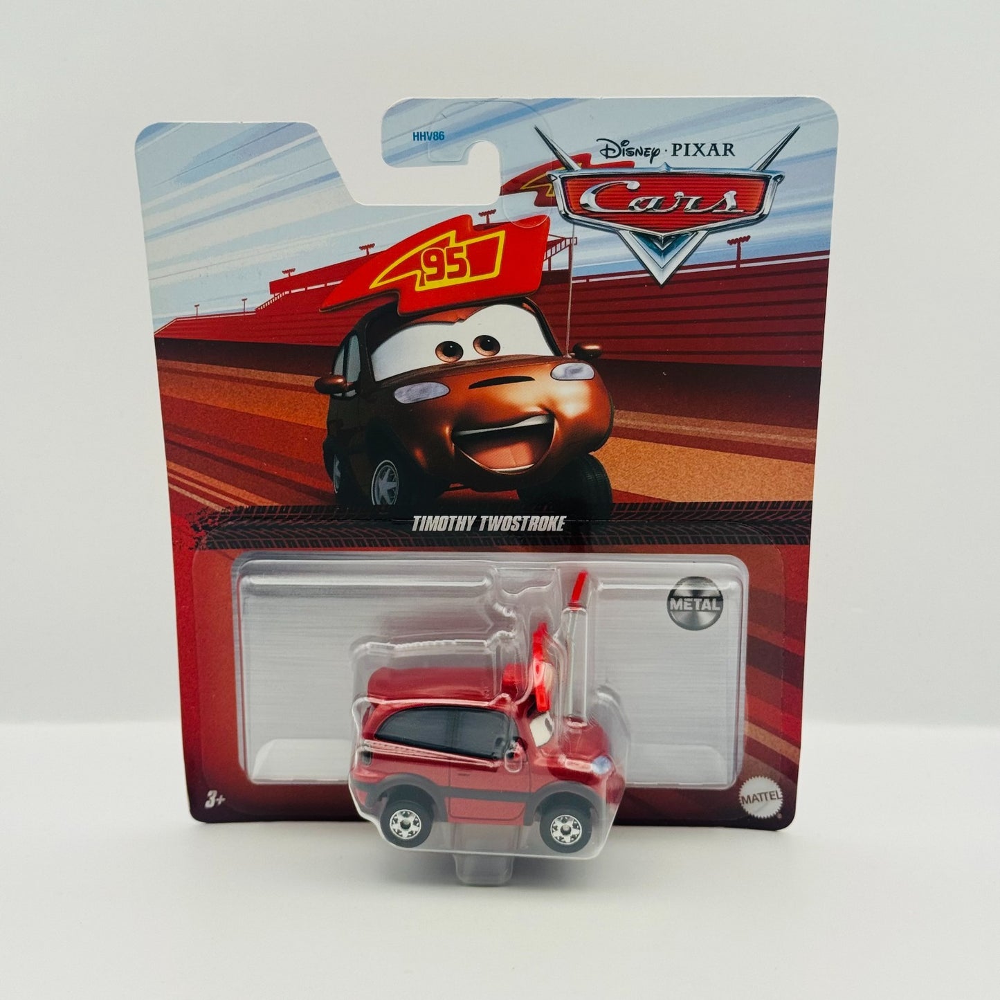 Disney Pixar Cars - TIMOTHY TWOSTROKE Race Fan 2022 - 1:55 Diecast