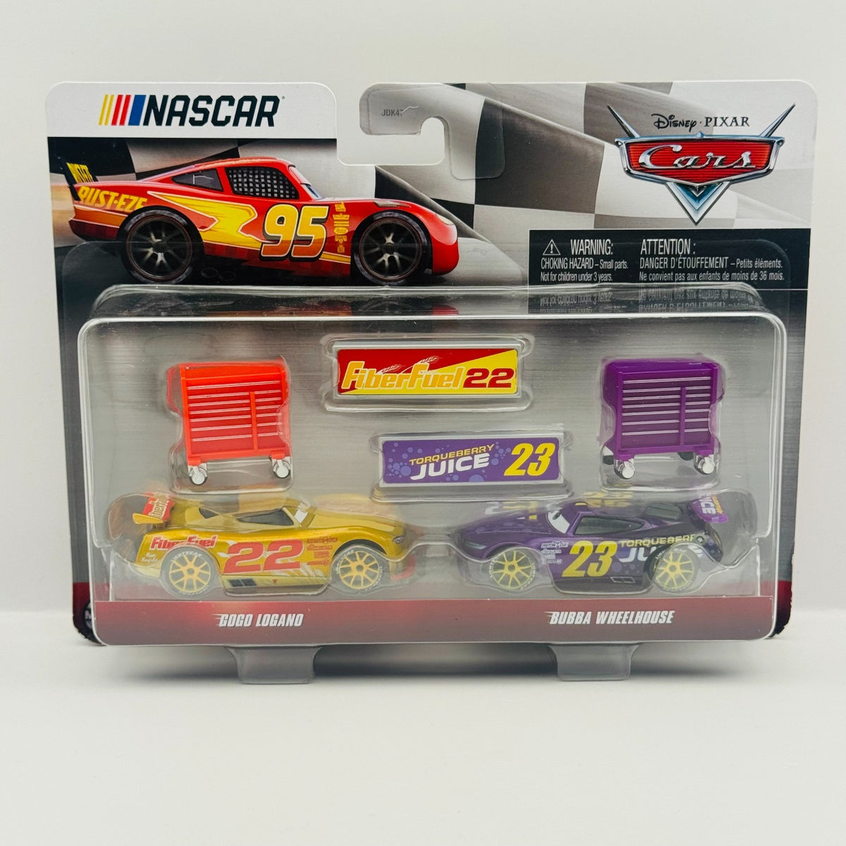 Disney Pixar Cars - NASCAR GOGO LOGANO BUBBA WHEELHOUSE ACCESSORY - 1:55 Diecast