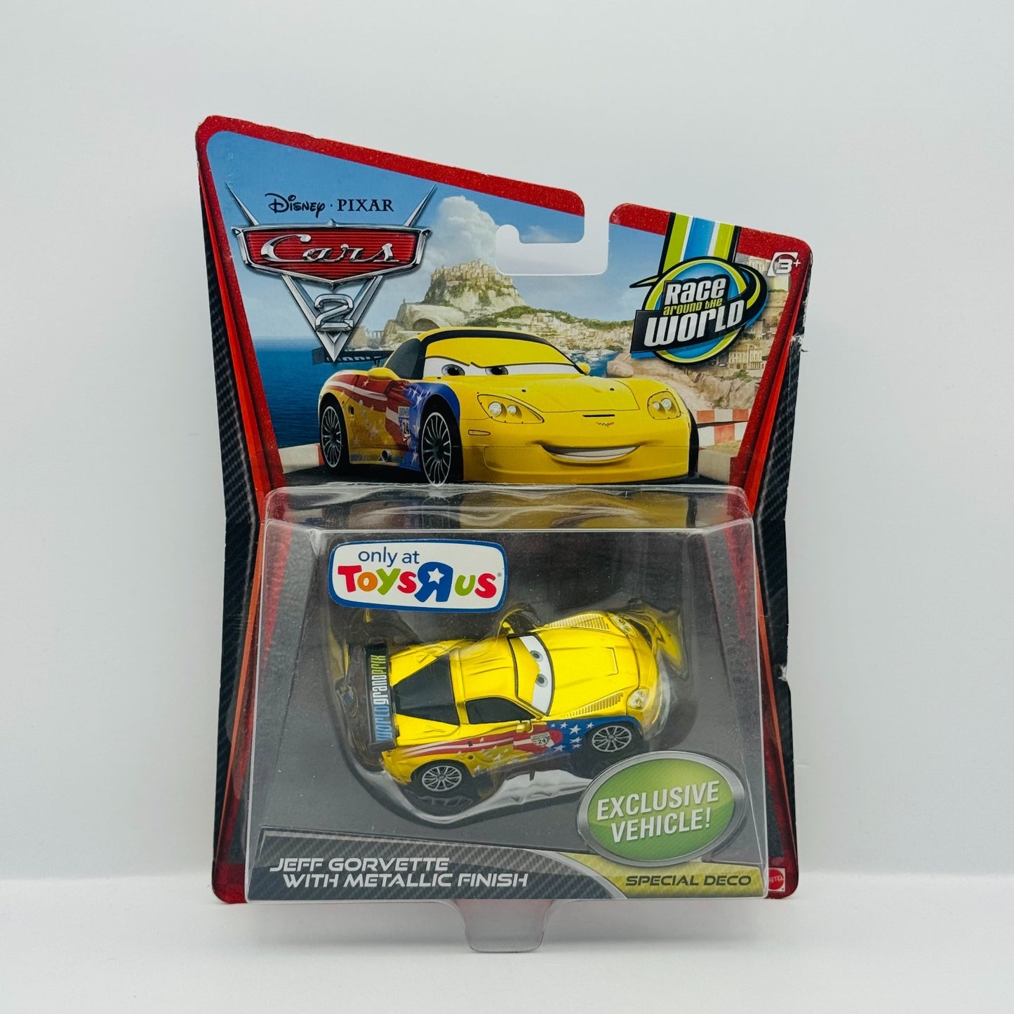 Disney Pixar Cars - JEFF GORVETTE WITH METALLIC FINISH 2011 - 1:55 Diecast