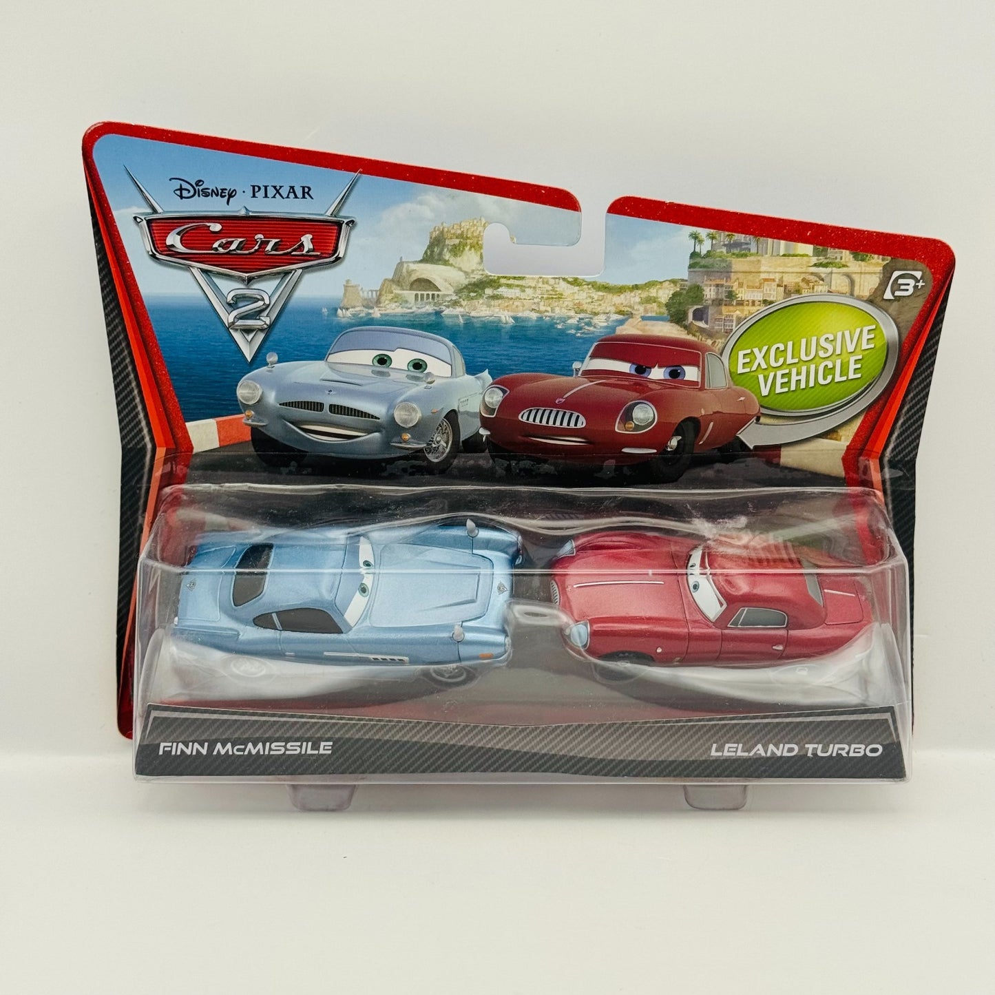 Disney Pixar Cars - FINN MCMISSILE & LELAND TURBO Cars 2 2011 - 1:55 Diecast