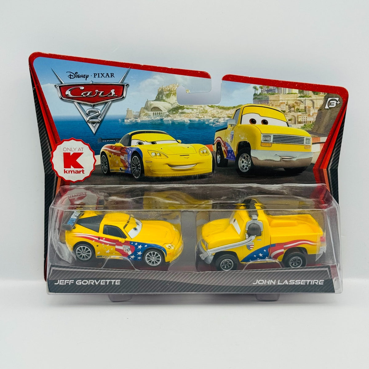 Disney Pixar Cars - JOHN LASSETIRE CREW CHIEF & JEFF GORVETTE 2011- 1:55 Diecast
