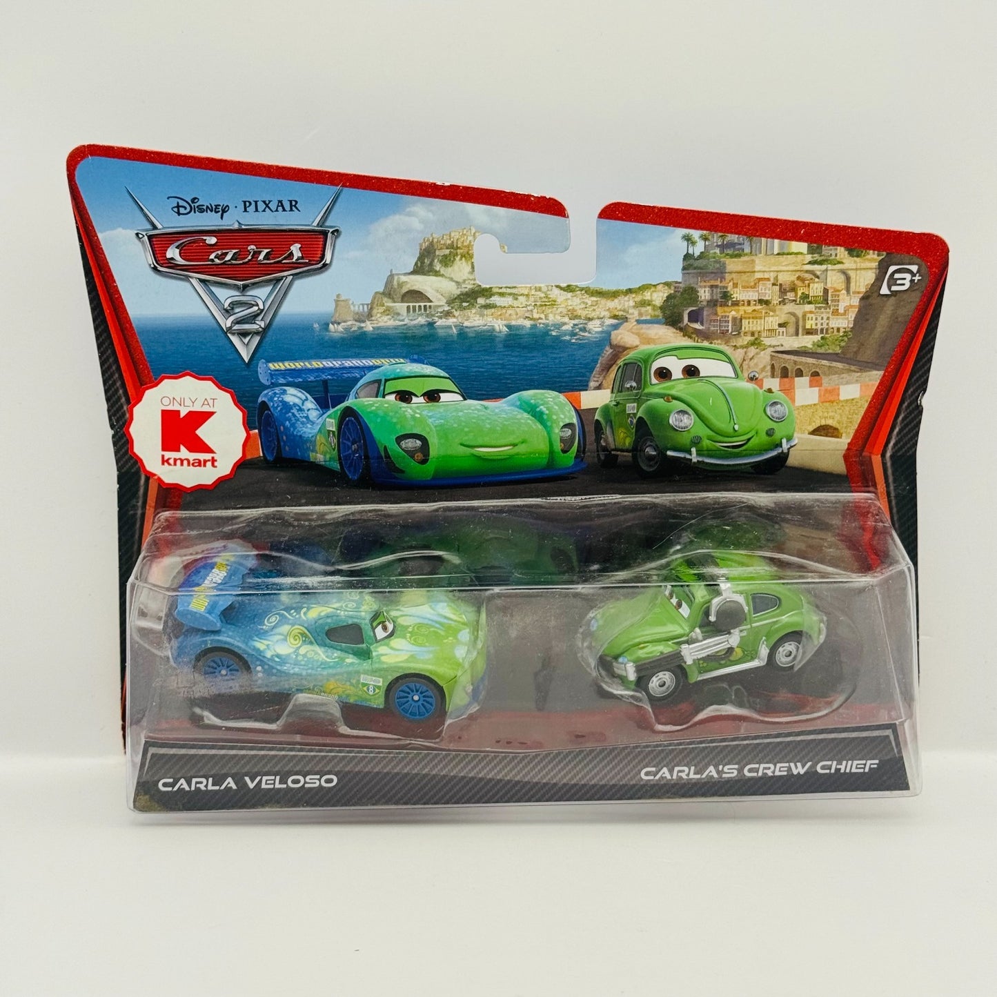 Disney Pixar Cars - CARLA VELOSO & CRUZ BESOURO CREW CHIEF Cars 2 - 1:55 Diecast