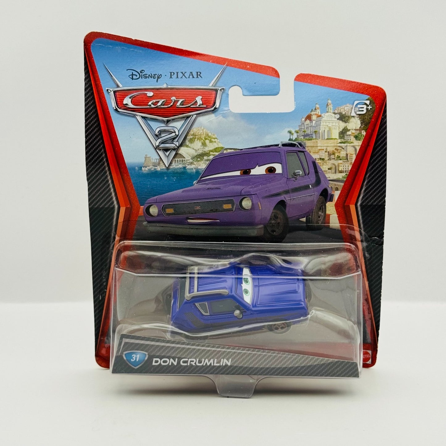 Disney Pixar Cars - DON CRUMLIIN (Green Eyes) 2011 - 1:55 Diecast